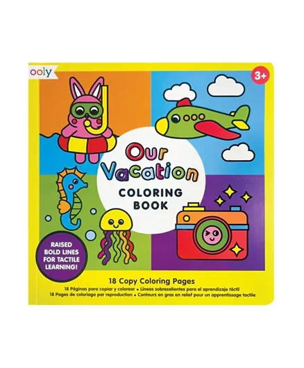 Copy Coloring Book Our Vacation - English