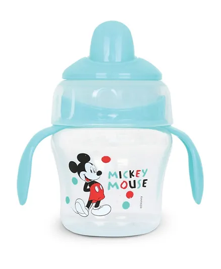 Disney Mickey Mouse Sippers for Toddlers with Straw - Blue