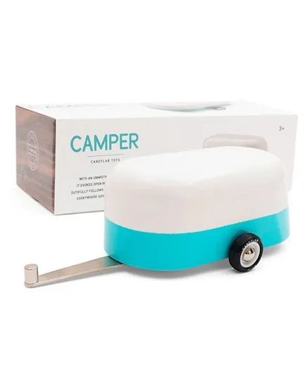Candylab Wooden Camper Teal - Blue
