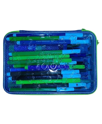 Smily Kiddos PVC Pencil Case - Blue