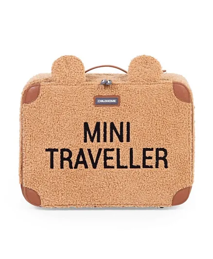 Childhome Mini Traveller Kids Suitcase - Teddy Beige