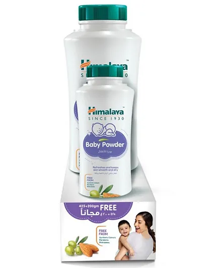 Himalaya Baby Powder Pack Of 2 - 425g + 200g Free