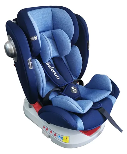 Belecoo Ultimate Spin 360° Group 0 + 1 2 3 Safety Car Seat with SIP and ISOFIX - Blue