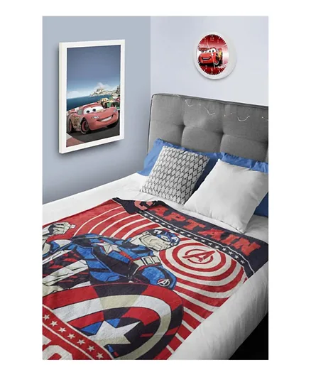 Marvel Captain America Flannel Blanket