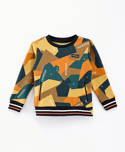Minoti Camo Sweater - Multicolor