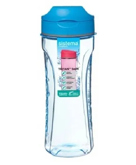 Sistema Tritan Swift Water Bottle Blue - 600mL