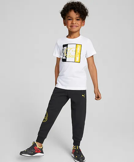 Puma Smiley World Graphic Tee - White