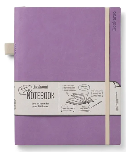 IF Bookaroo Bigger Things Notebook Journal - Aubergine
