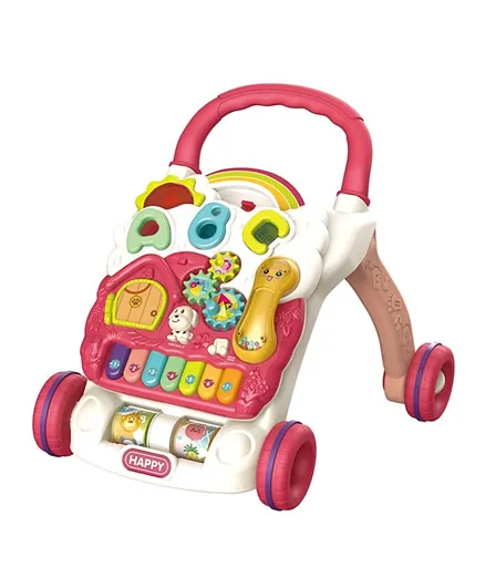 Ibi-Irn Baby Telephone Walkers With Lights & Music - Red