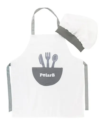PolarB Little Chef Uniform & Hat Dress Up Set