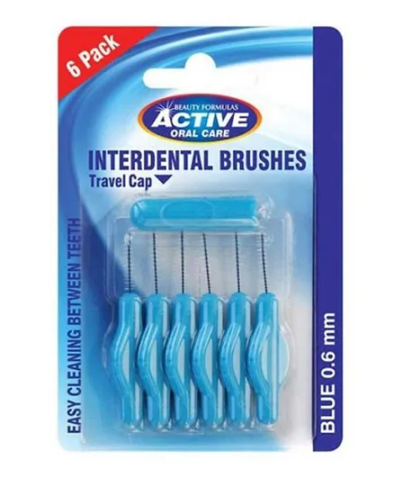 Beauty Formula Interdental Brushes 6 Pack - 0.60mm