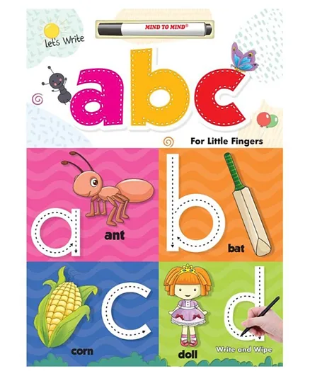 Lets Write Abc For Little Fingers - English