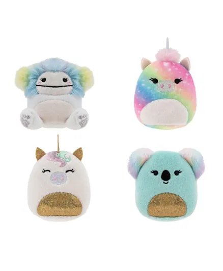 Squishmallows Squishville Plush Toy Pack of 4 - 5 cm