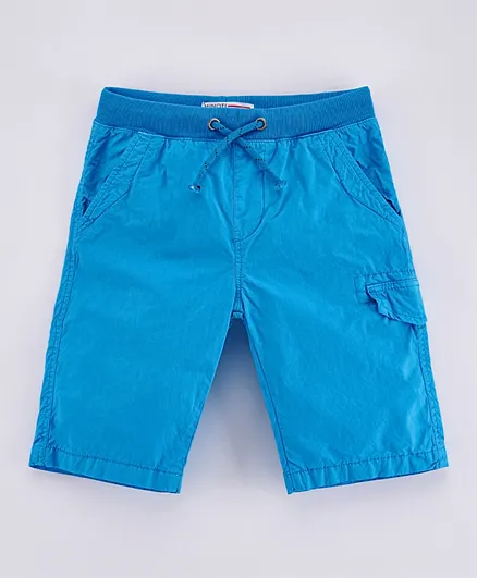 Minoti Poplin Shorts - Blue