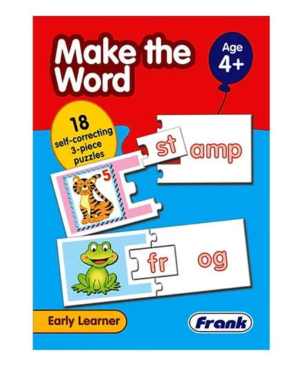 Frank Make The Word Self-Correcting Puzzle Pack of 18 - 3 Each