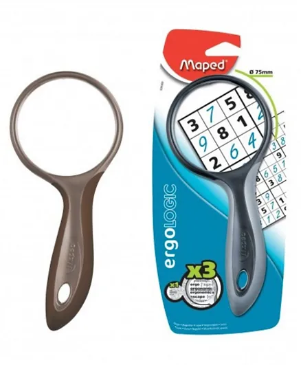 Maped Magnifier Glass - Black