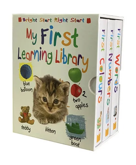 My First Learning Library Set of 3 Books - English