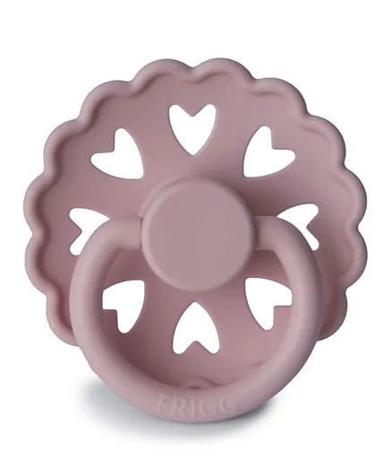 FRIGG Fairytale Silicone Baby Pacifier 1-Pack Twilight Mauve - Size 2