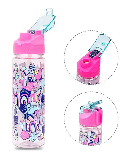 Eazy Kids Tritan Water Bottle Unicorn  Pink - 650mL