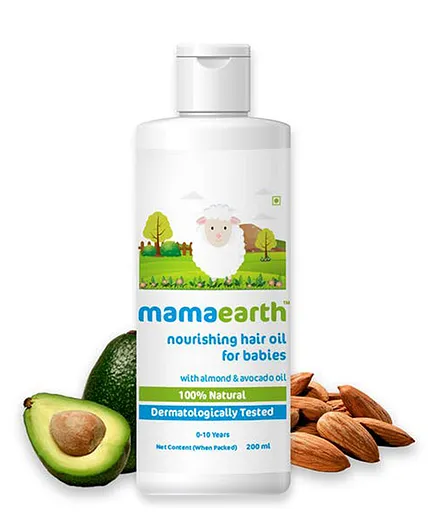 Mamaearth Nourishing Hair Oil For Babies - 200mL