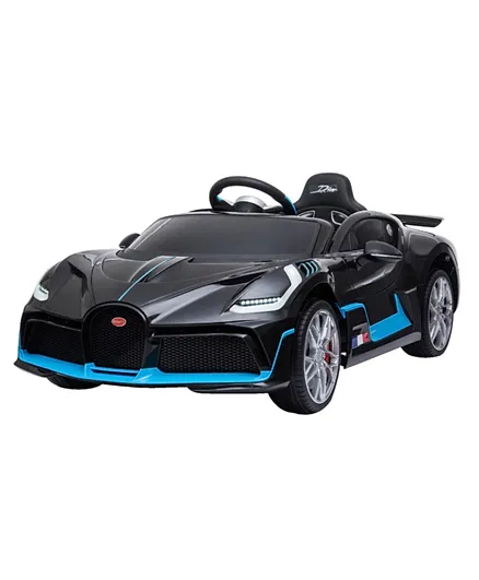 Babyhug Bugatti Divo Licensed Battery Operated Ride On with Music & Light and Remote Control - Black