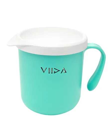 VIIDA Stainless Steel Mug with Lid - Turquoise