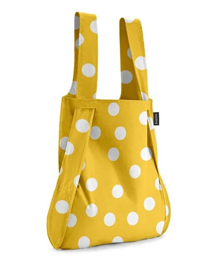Notabag Original Convertible Tote Backpack - Golden Dots