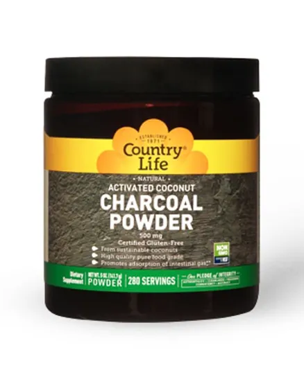 Country Life Activated Coconut Charcoal Powder