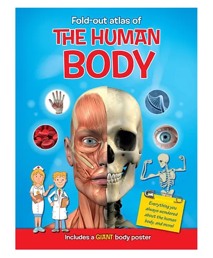 Yoyo Books  Fold-out Atlas Of  The  Human Body Includes A Giant Body Poster - 40 Pages
