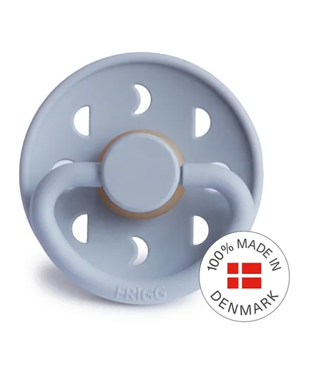 FRIGG Moon Phase Latex Baby Pacifier 1-Pack Powder blue - Size 1