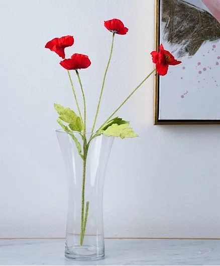 PAN Home Poppy 4 Branches Red - 58cm