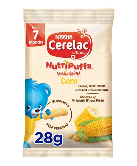 Cerelac Nestle Nutripuffs Corn - 28g