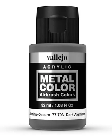 Vallejo Metal Color 77.703 Dark Aluminium - 32mL