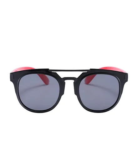 Atom Kids Sunglasses - Black and Red