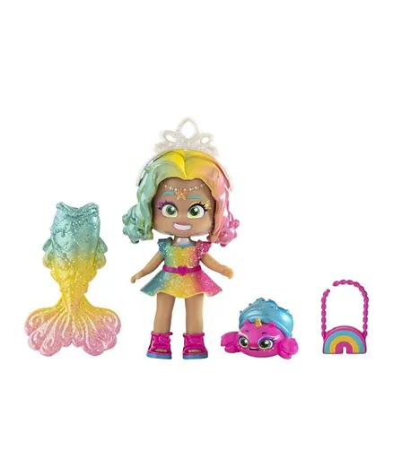 KookyLoos Kooky Mermaids Star Doll Playset Coral - 8 cm