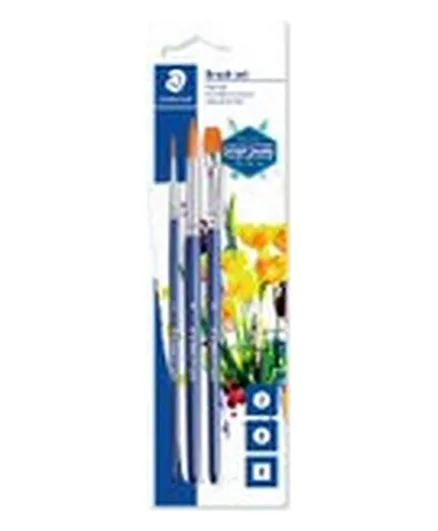 Staedtler Synthetic Brush Set - 3 Pieces