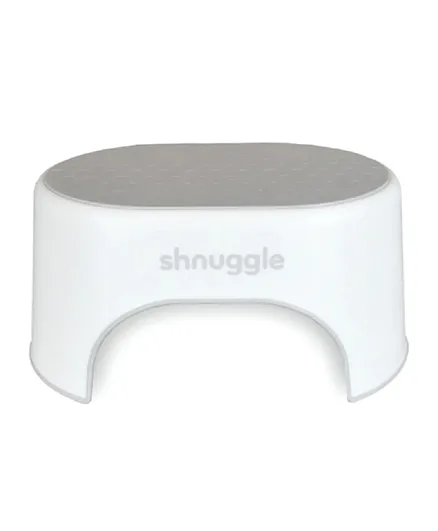 Snuggles Toddler/Kids Lightweight Step Stool with Non Slip Pad and Extra Grip - White