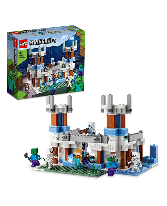 LEGO Minecraft The Ice Castle 21186 499 Pieces Online UAE Buy Building Construction Toys for 8 15Years at FirstCry.ae 031c9aeb28d03