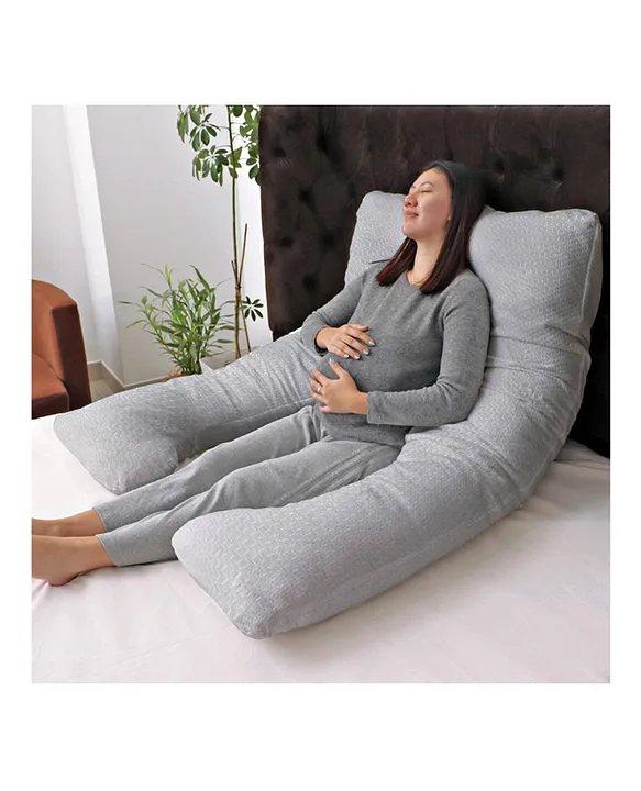 Moon Bamboo U Shaped Maternity Pillow Grey Online in Oman Buy at Best Price from FirstCry.om 047eaaeb099a9