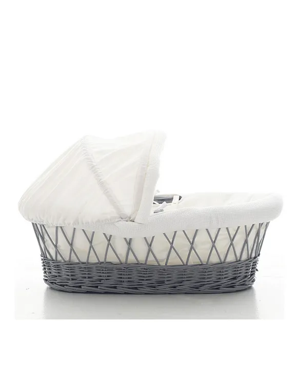 Grey and white moses hot sale basket