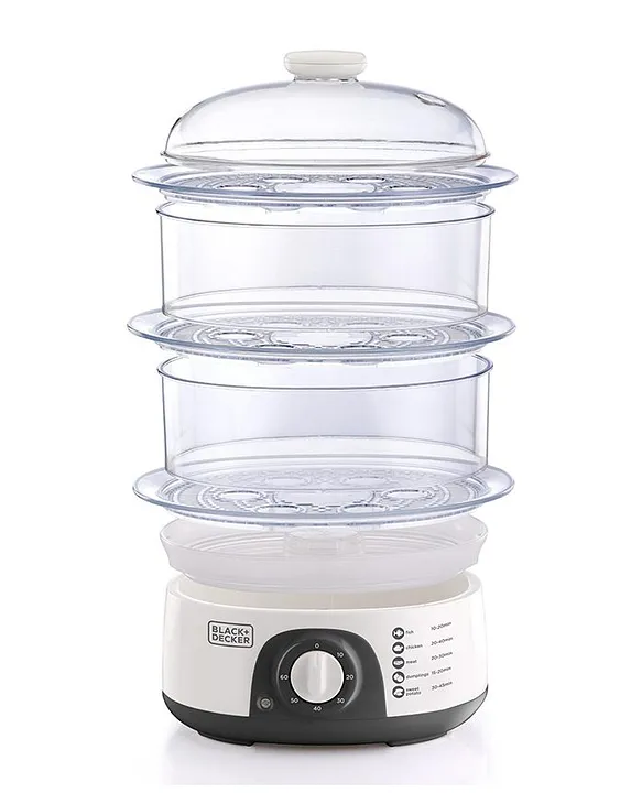 Black and Decker Food Steamer 10L 775W HS6000B5 White Online in