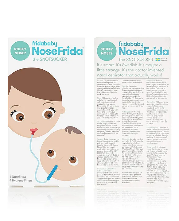 Baby nasal aspirator nosefrida the snotsucker hot sale by fridababy