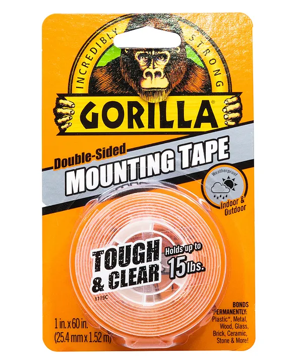 Gorilla Tough & Clear Double-Sided Mounting Tape