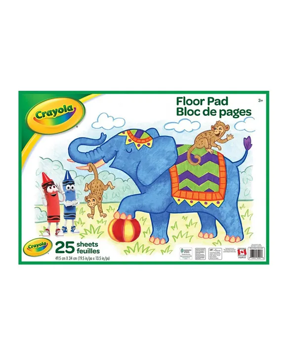 Crayola Fingerpaint Pad, Giant - 25 fingerpaint pages