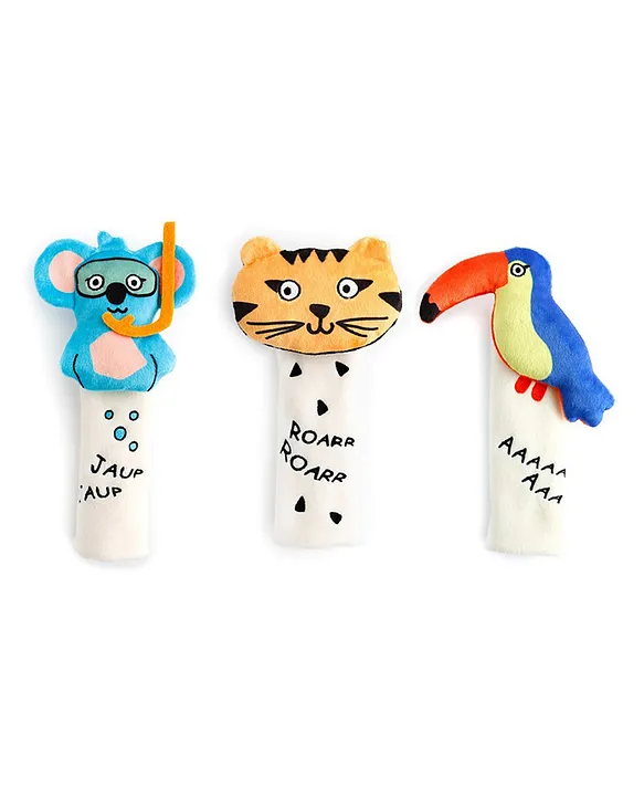 Milk&Moo Jungle Seat Belt Cover Set for Kids