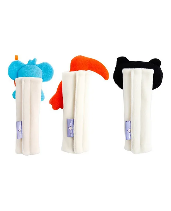 Milk&Moo Jungle Seat Belt Cover Set for Kids