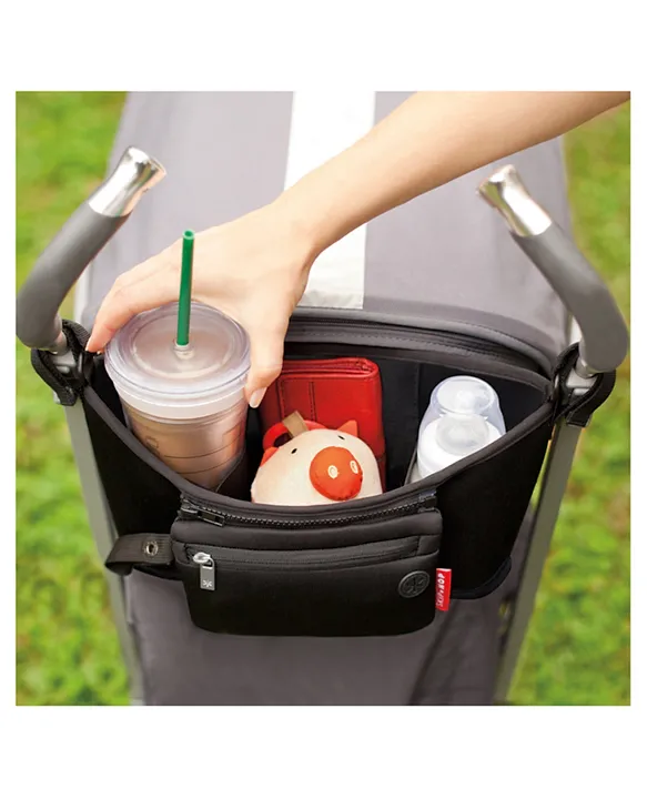 Top Universal Stroller Organizer by SNHNY; The Best Stroller Accessories;  Universal Baby Diaper Stroller Bag with Secure Accessary Bag. (Black) -  Walmart.com