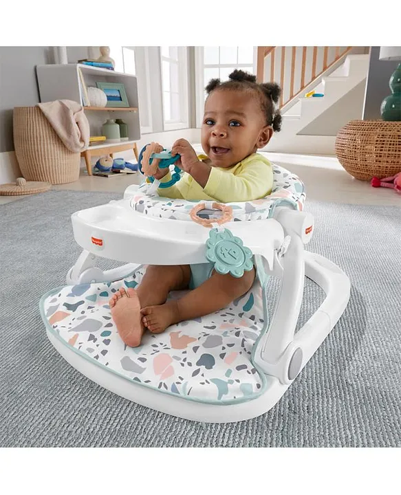 Fisher Price SitMeUp Floor Seat Portable Baby Chair with Toys Foldable Removable Seat Pad Sturdy 53 x 31cm 12 Months Pacific Pebble Online in UAE Buy at Best Price from FirstCry.ae 0eefcaedde567