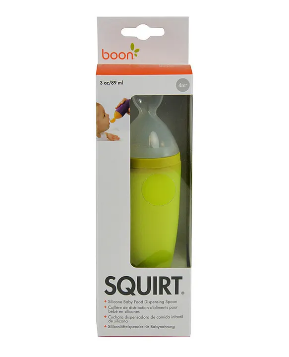 Boon - Squirt Baby Food Dispensing Spoon - Green