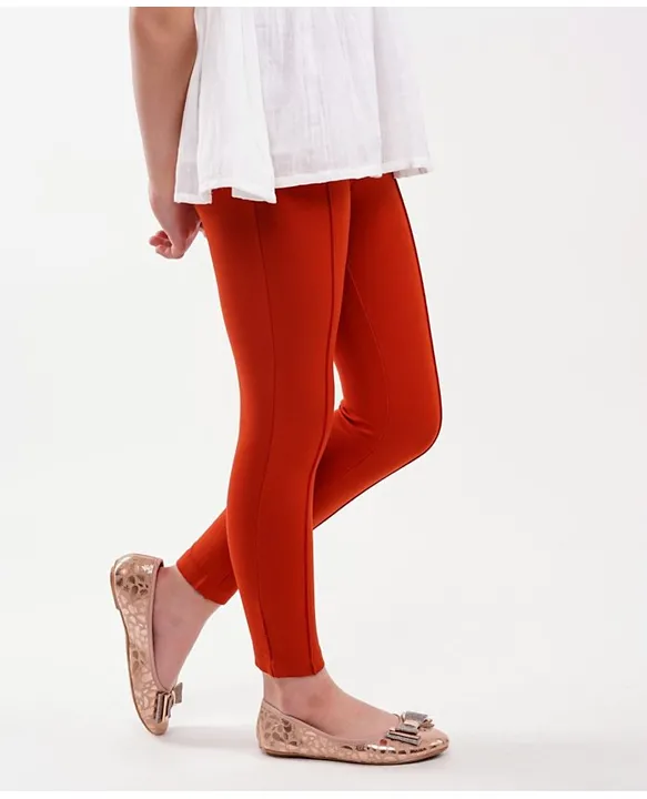 Shop Skinny Fit Solid Ankle-Length Ponte Pants Online
